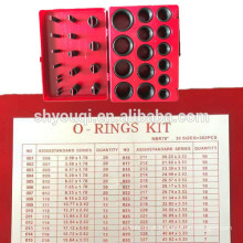 NBR70 Selos De Borracha O anel kit 382pcs com 30 tamanhos NBR Reparação Mecânica caixa de anéis o para selar oring set